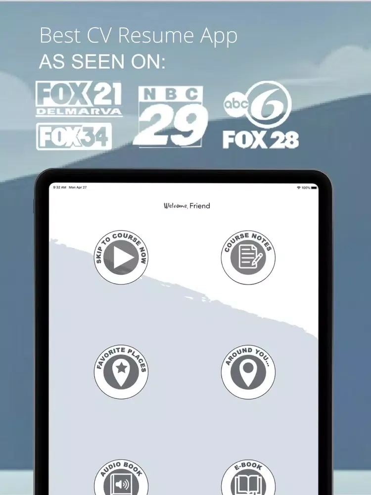 Capturas de pantalla de Cv Resume Tips Level Writing iPad 